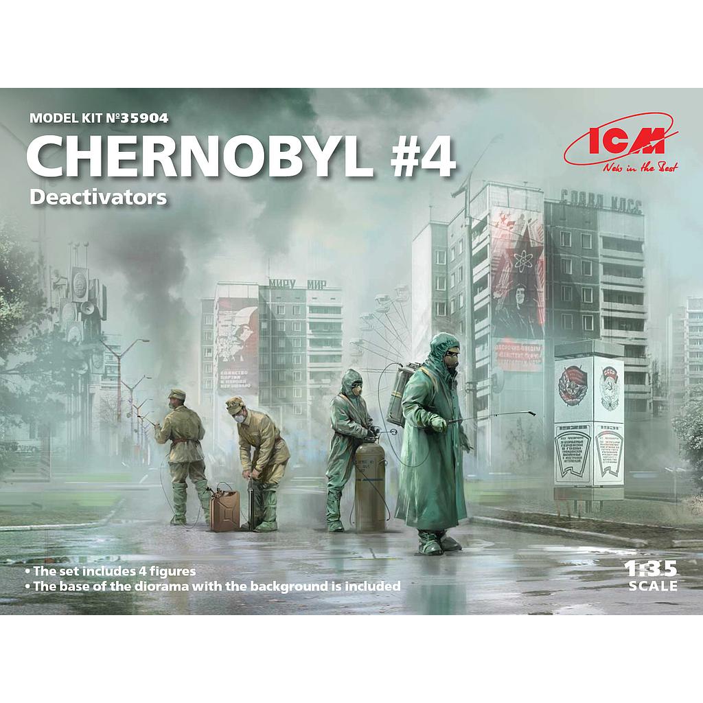 [ ICM35904 ] Chernobyl#4 Deactivators 1/35