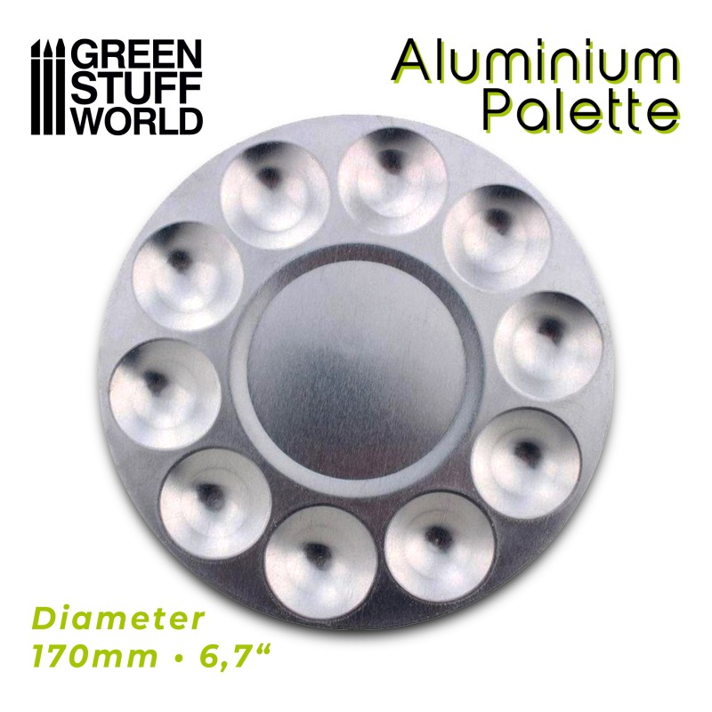 [ GSW1694 ] Green stuff world aluminium palette 10 wells