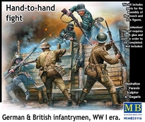 [ MB35116 ] masterbox Hand to Hand Fight WW I   1/35