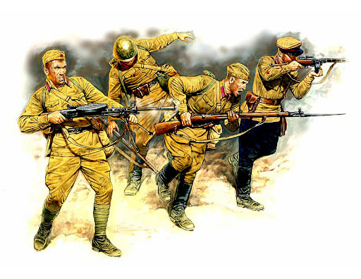 [ MB3523 ] MB Estern N°2 Soviet Infantry  1/35