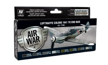 [ VAL71166 ] Vallejo Luftwaffe Colors 1941 To End-War (8)