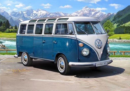 [ RE07009 ] Revell Volkswagen T1 &quot;Samba Bus&quot; 1/16