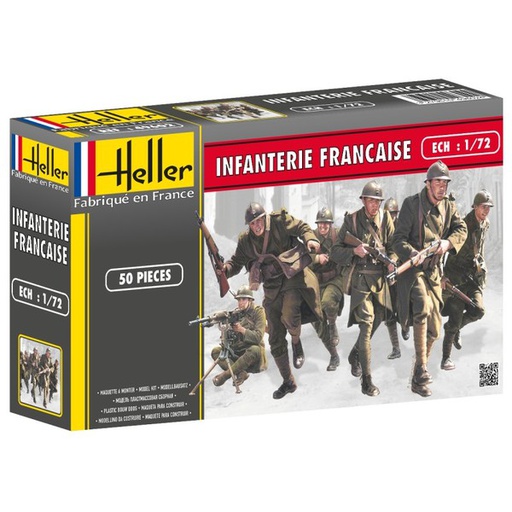 [ HE49602 ] Heller French Infantry 1/72