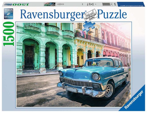 [ RAV167104 ] Ravensburger puzzel Auto in Cuba - Legpuzzel (1500 stukjes)