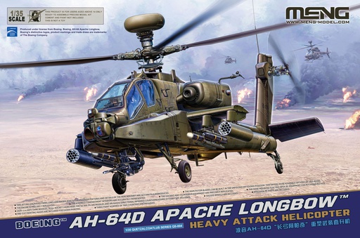 [ MENGQS-004 ] Meng Boeing AH-64D Apache Longbow heavy attack helicopter