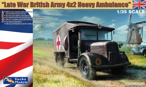 [ 35GM0069 ] Gecko Models Late War British Army 4x2 Heavy Ambulance 1/35