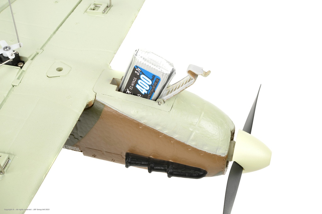 [ EZ-025 ] EZ-Wings - Mini Spitfire MK II - RTF - 450mm - 1+1 Li-Po Battery - USB Charger