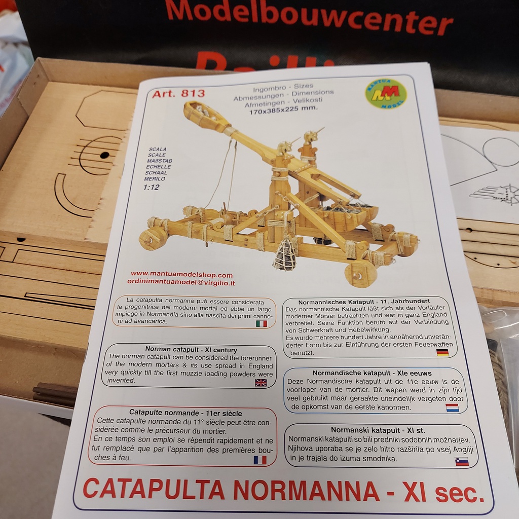 [ M813 ] Mantua Norman Catapult 11th century  1/12