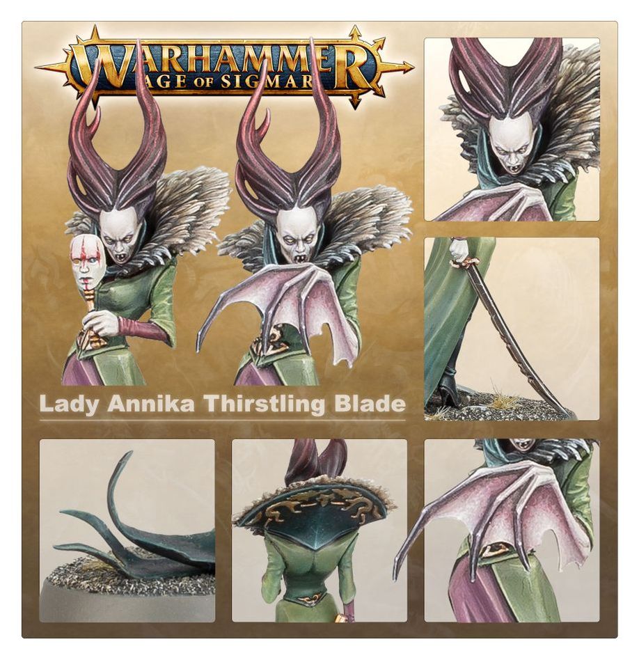 [ GW91-51 ] Soulblight Gravelords LADY ANNIKA THE THIRSTING BLADE