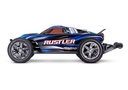 [ TRX-37354-4BLUE ] Traxxas Rustler 2wd BL-2S HD blue - TRX37354-4BLUE