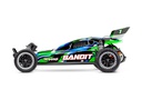 [ TRX-24254-8GRN ] Traxxas Bandit 1/10 2WD brushed HD with battery &amp; USB-C charger - green - TRX24254-8GRN