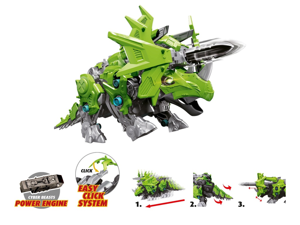 [ RE07852 ] Revell Cyberbeasts Terratops Easyclicksysteem