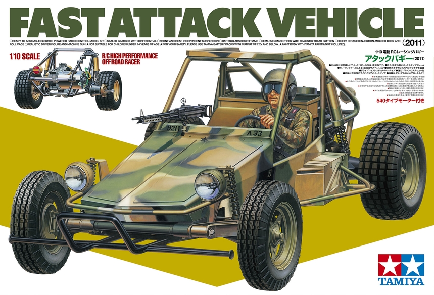 [ T58496 ] Tamiya Fast Attack Vehicle (2011) remake !