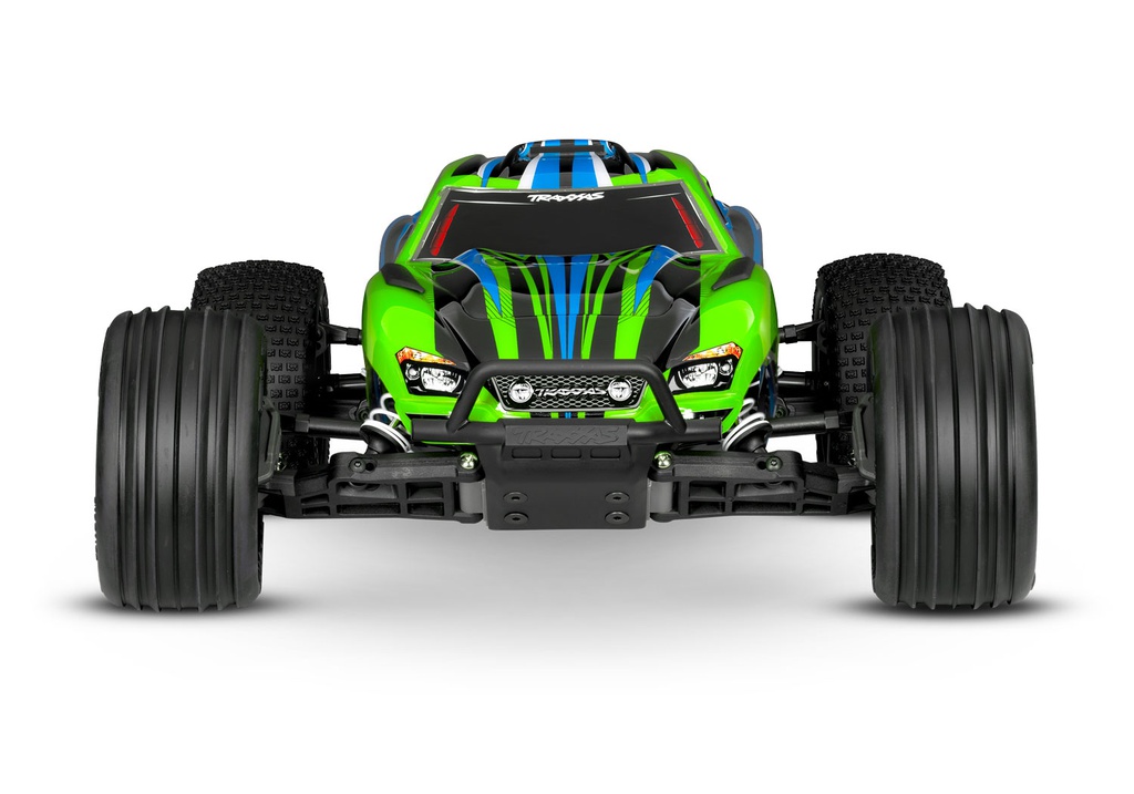 [ TRX-37254-8GRN ] Traxxas Rustler 2wd Brushed HD incl battery &amp; USB-C charger - Green- TRX37254-8GRN