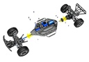 [ TRX-68386-4BLUE ] Traxxas Slash 4x4 VXL clipless HD - BLue - TRX68386-4BLUE