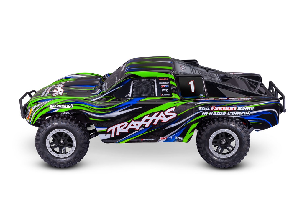 [ TRX-58134-4BLUE ] Traxxas Slash brushless BL-2S, 1/10 2WD short course racing truck - Blue - TRX58134-4BLUE