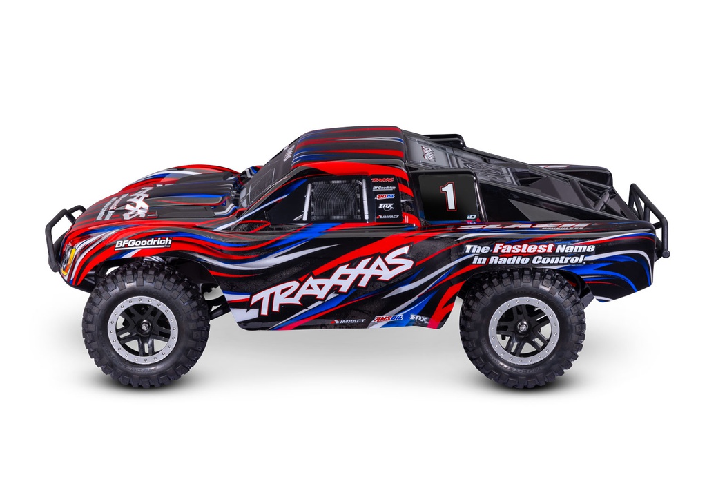 [ TRX-58134-4BLUE ] Traxxas Slash brushless BL-2S, 1/10 2WD short course racing truck - Blue - TRX58134-4BLUE