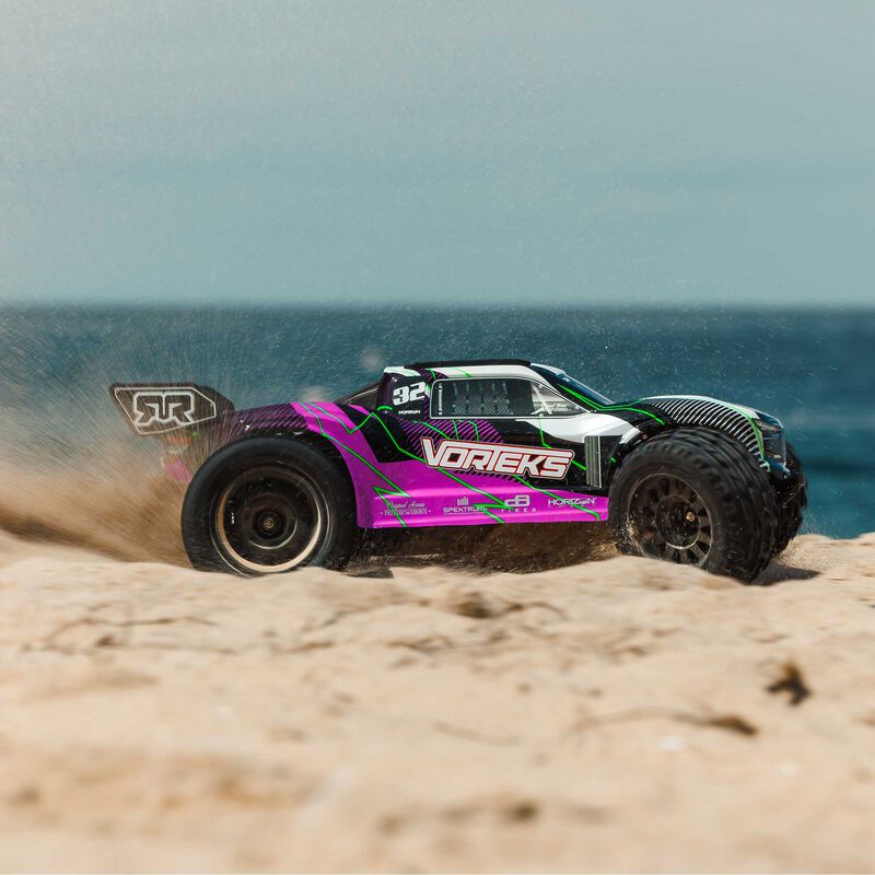 [ ARA3205ST2 ] 1/10 VORTEKS 2WD STADIUM TRUCK RTR with Battery &amp; Charger - Purple