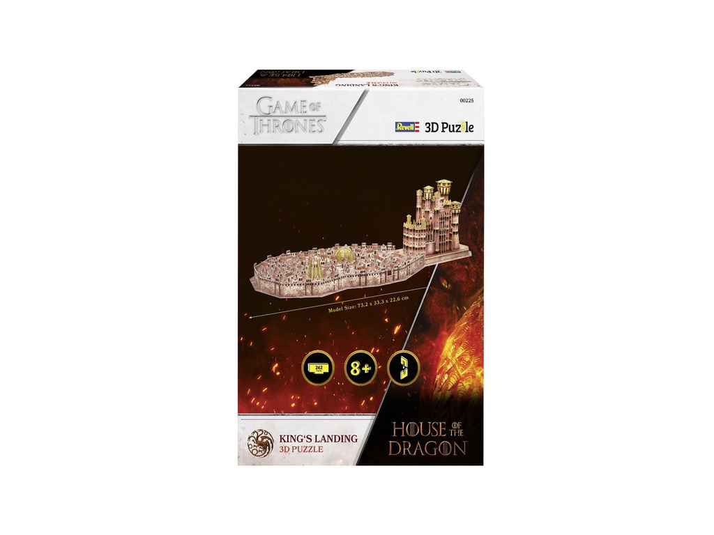 [ RE00225 ] Revell House of the Dragon &quot;King's Landing&quot; 3D Puzzle