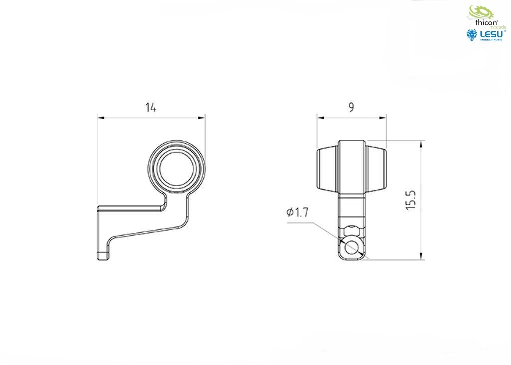 [ THICON-50356 ] Zijbegrenzingslichten met LED