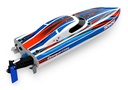 [ TRX-106064-4BLUE ] Traxxas disruptor 4S High-performance boat blue