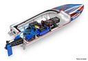 [ TRX-106064-4BLUE ] Traxxas disruptor 4S High-performance boat blue