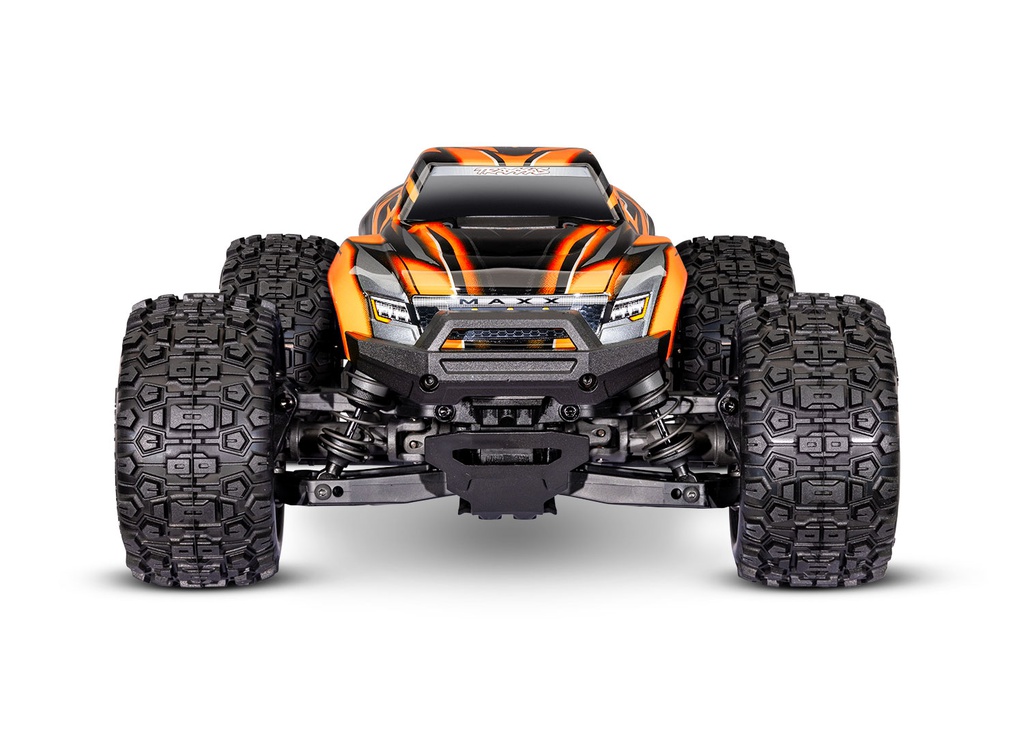 [ TRX-107154-1-ORNG ] Traxxas Mini Maxx BL-2s Orange incl battery &amp; USB charger TRX107154-1ORNG