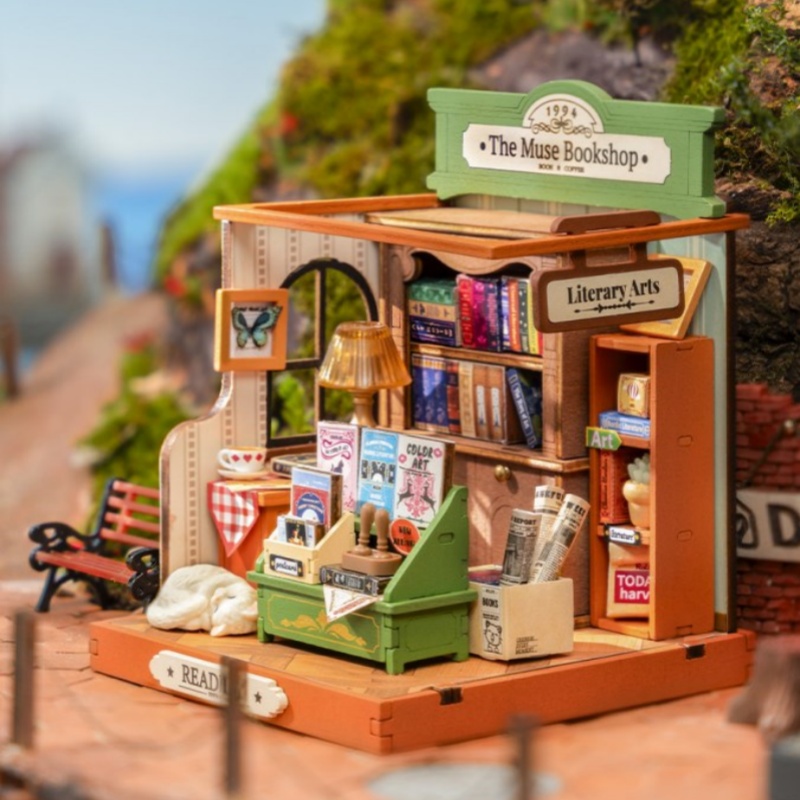 [ ROLIFEDS040 ] Rolife DIY Miniature House The Muse Bookshop