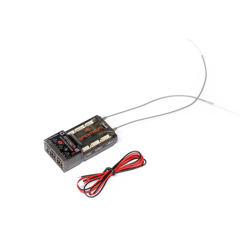 [ SPM-1034 ] AR10360T+ 10 Channel AS3X+ &amp; SAFE Telemetry Receiver