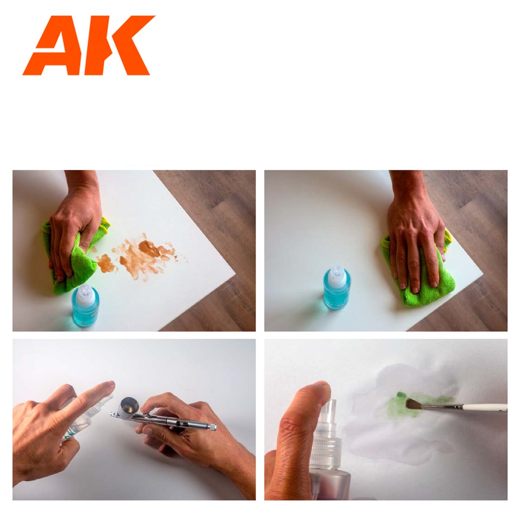 [ AK9315 ] AK Interactive Atomizer Cleaner For Acrylic Paints 125ml