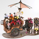 [ ROLIFETGS03 ] Rolife 3D Puzzle Creation Set Blossom Cart