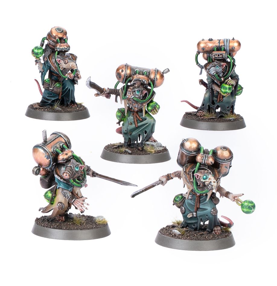 [ GW90-47 ] SKAVEN: ACOLYTE GLOBADIERS