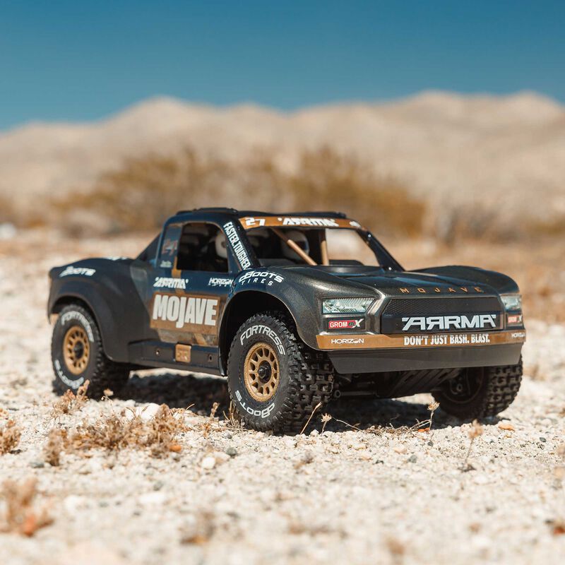 [ ARA2304T1 ] MOJAVE GROM 4X4 223S BLX BRUSHLESS SMALL DESERT TRUCK RTR With DSC, Black