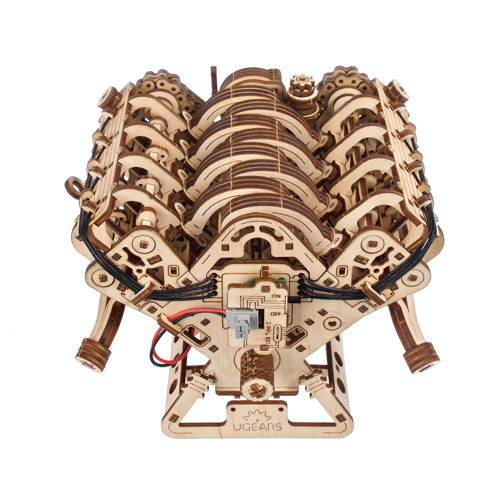 [ UGEARS4820184122314 ] Ugears V8 Motor