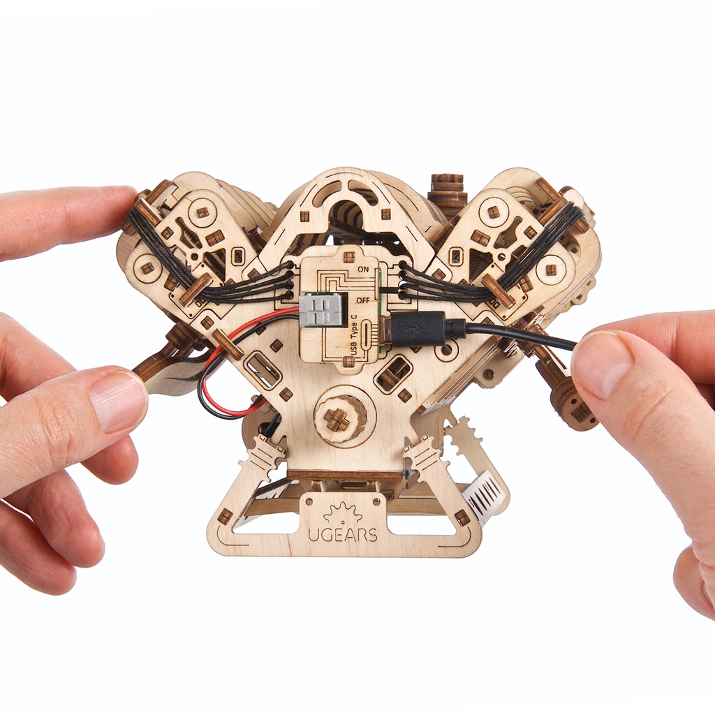 [ UGEARS4820184122314 ] Ugears V8 Motor