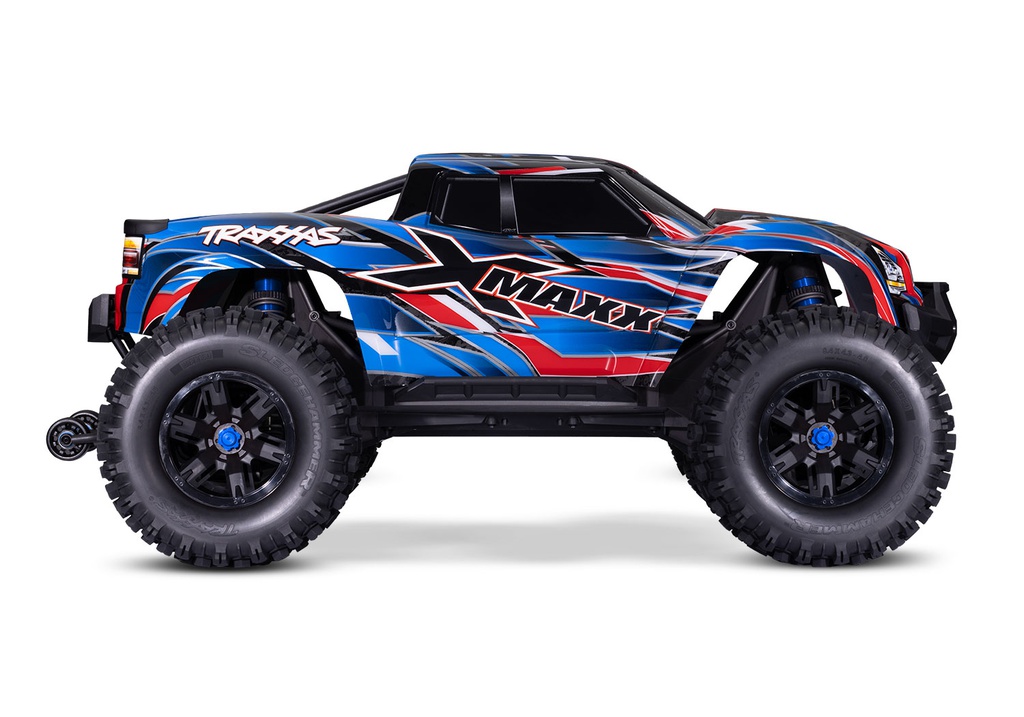 [ TRX-77096-4BLUE ] Traxxas X-Maxx 4WD 8S Belted Monster Truck - Blue - PROMO normaal € 1249