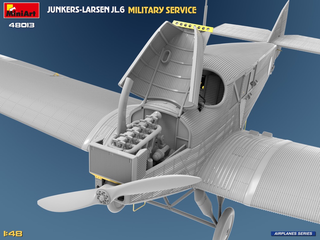 [ MINIART48013 ] Miniart Junkers-Larsen JL.6 Military Service 1/48