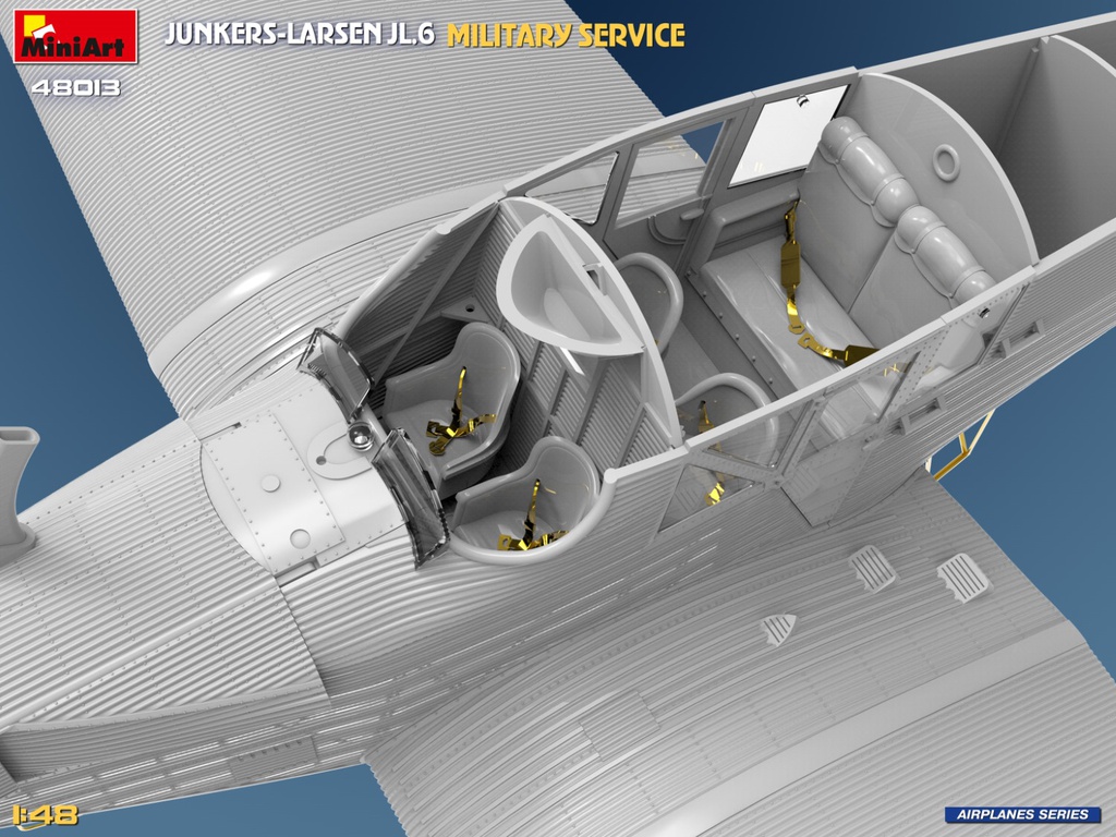 [ MINIART48013 ] Miniart Junkers-Larsen JL.6 Military Service 1/48