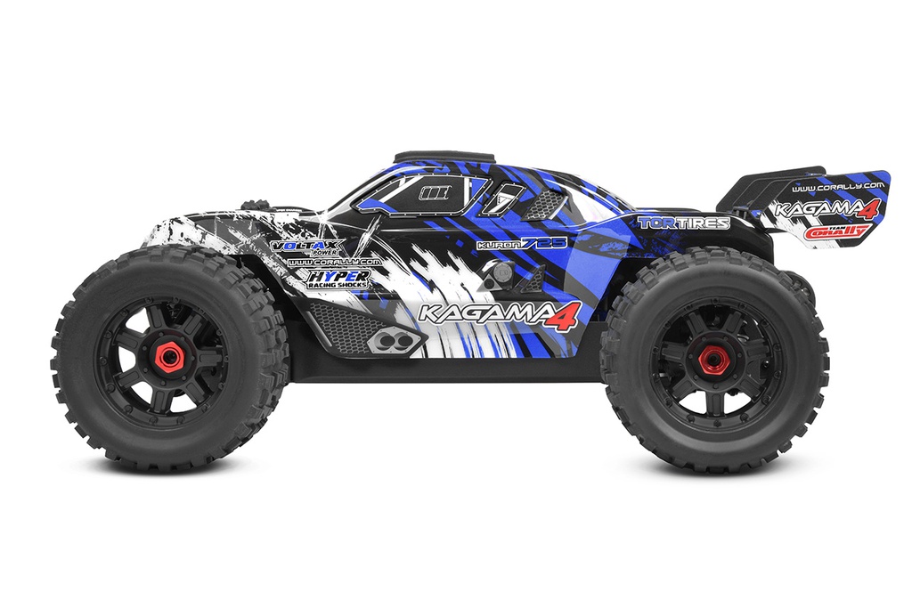 [ PROC-00293-B ] Team Corally - KAGAMA 4 - RTR - Blue - Brushless Power 4S - No Battery - No Charger