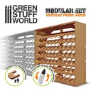 [ GSW10559 ] Green stuff world MDF paint organizer vertical (17ml)