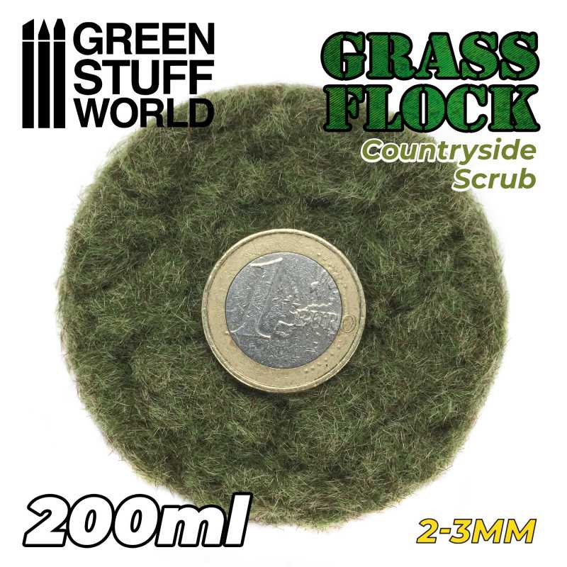 [ GSW11145 ] Green Stuff World Statische Grasvlok 2-3mm - COUNTRYSIDE SCRUB - 200 ml