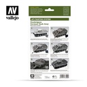 [ VAL78400 ] Vallejo AFV German Dark Grey Armour Painting System (6)