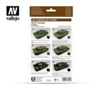 [ VAL78413 ] Vallejo AFV NATO Armour Colors (6)