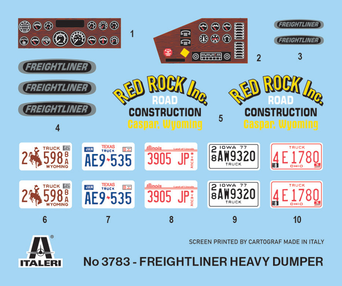 [ ITA-3783S ] Italeri Freightliner Heavy Dumper Truck 1/24