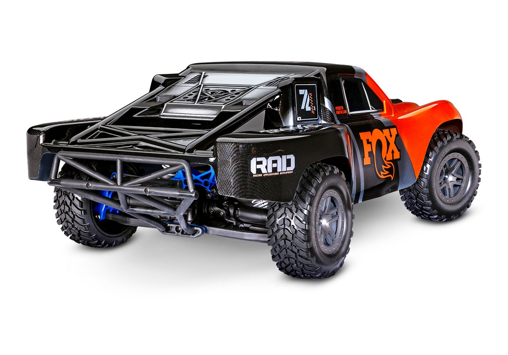 [ TRX-67164-4BLUE ] Traxxas Rustler 4X4 BL-2s Brushless: 1/10-scale 4WD Stadium Truck TQ 2.4GHz - Blue - trx67164-4blue