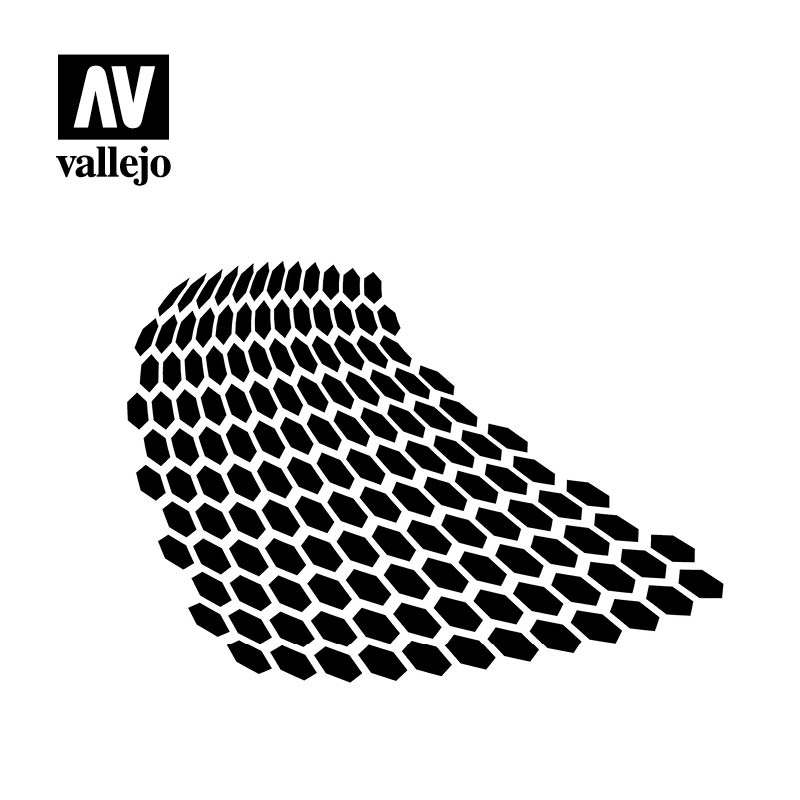 [ VALSF003 ] Vallejo Distorted Honeycomb 125x125