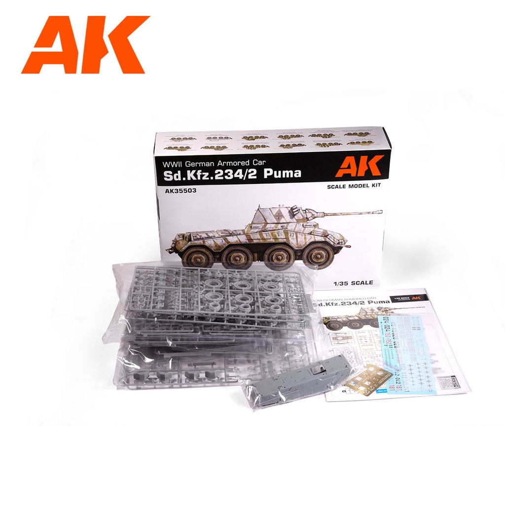 [ AK35503 ] AK-interactive SD.KFZ.234/2 PUMA 1/35