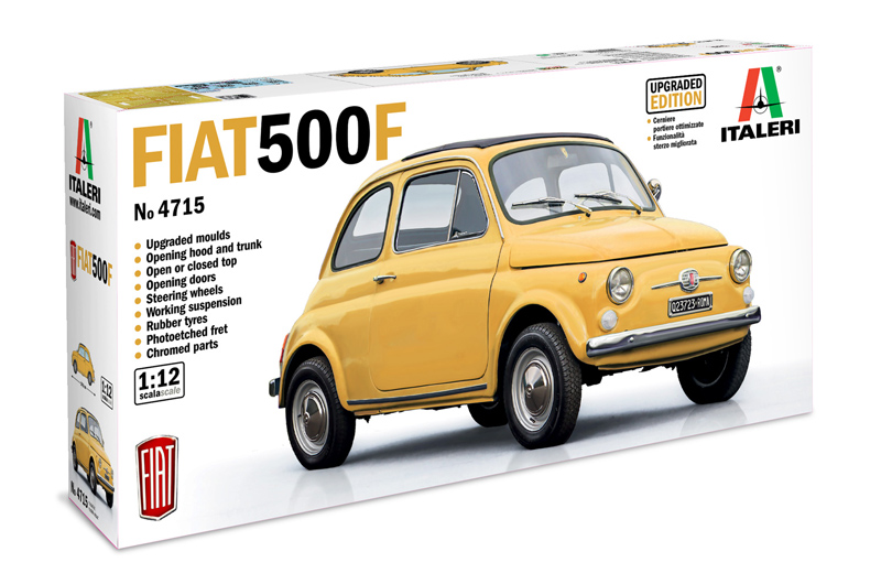 [ ITA-4715 ] Italeri Fiat 500F Upgraded Edition 1/12