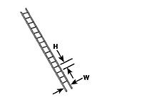 [ PLA90425 ] Ladder KL-16  1/24  ABS  2st