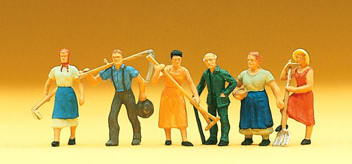 [ PRE14040 ] Preiser Farm workers 1/87 HO